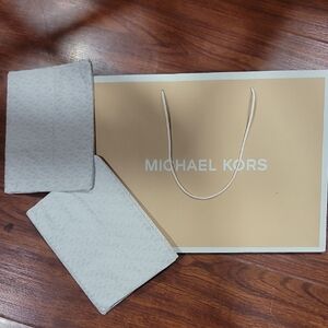 Michael Kors Gift Bag and 2 Tissue Papers